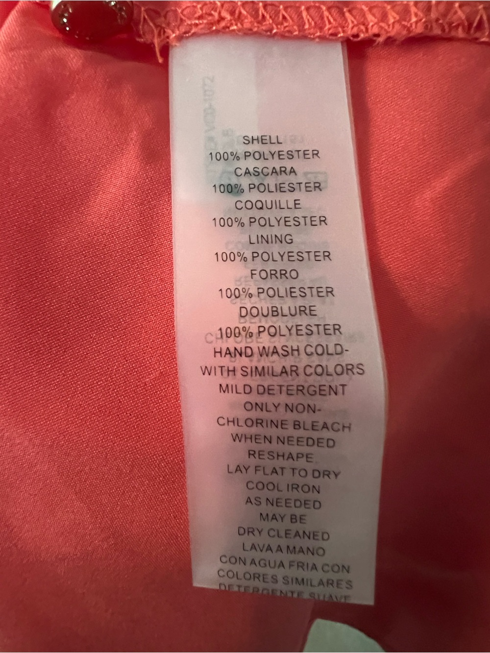 Vince Camuto Coral Halter Mini Dress with Ruffle Seam Detail - Picture 5 of 6